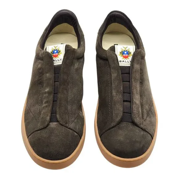 Bally Crest Romy Suede Slip On Men display picture 1